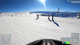 Zermatt Matterhorn Ski Run Matterhorn Glacier Paradise  Plateau Rosa [upl. by Sillsby]