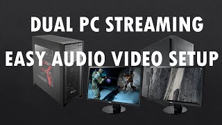 Easy Dual PC Streaming Setup for Twitch OBS [upl. by Ydnat]