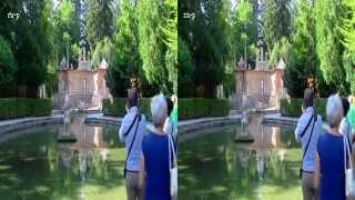 Wasserspiele im Schlosspark Hellbrunn A  Real 3D [upl. by Nylednarb497]