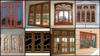 Latest Wooden Window Design  Wooden Window With Glass Design Latest Modern [upl. by Aisekal101]