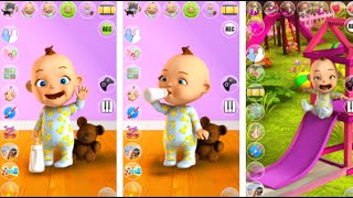 Talking Babsy Baby Baby Games Android İos Free Game GAMEPLAY VİDEO [upl. by Amado845]