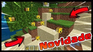 CRIARAM UM ADDON PARA ADICIONAR ABELHAS NO MINECRAFT [upl. by Eiroj696]