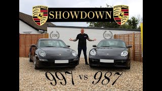 Porsche 911 Carrera S vs Cayman S which should you buy 997 amp 987 test drive and review [upl. by Kostival]