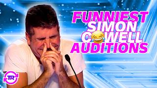 12 FUNNIEST quotSimon Cowellquot Auditions😂 [upl. by Catt217]