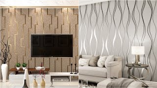 100 Modern Living room Wallpaper design ideas  home interior wall decorating ideas 2023 [upl. by Accemahs]