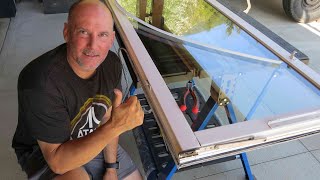 How to Replace Casement Window weatherstripping Removing your Casement Windows the easy way [upl. by Ytrebil]