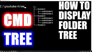 HOW TO SHOW FOLDER TREE IN CMD [upl. by Lars]