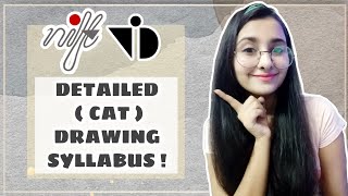 NIFT NID DETAILED DRAWING SYLLABUS  NIFT CAT SYLLABUS SYLLABUS EXPLAINED  2023 EXAM PREPARATION [upl. by Adnoek]