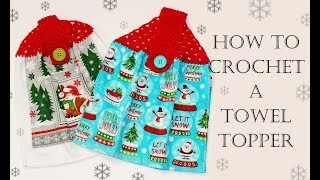 How To Crochet for Beginners  Towel Topper [upl. by Nylikcaj213]