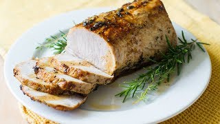 Roast Pork Tenderloin  A Great Easy Dinner [upl. by Skoorb]