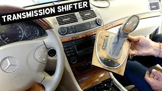 HOW TO REMOVE REPLACE TRANSMISSION SHIFTER ON MERCEDES W211 [upl. by Akimaj]