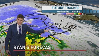 Storm will bring strong winds snow and rain to the Maritimes [upl. by Aeneus543]