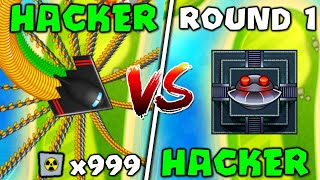 So I HACKED Bloons TD Battles INFINITE MONEY VS HYPERSONIC TOWERS  HACKER VS HACKER [upl. by Bedell248]