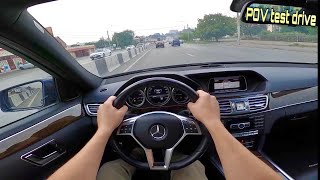 2013 Mercedes E W212 20 AT 184HP POV Test Drive [upl. by Onabru]