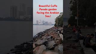 Beautiful Cuffe Parade garden facing the Arabian Sea shorts joejaytheexplorer travel [upl. by Dalila17]