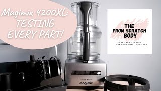 Testing the Magimix 4200XL food processor [upl. by Willem]