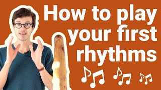 Didgeridoo lesson 7  How to play your first rhythms in your didgeridoo [upl. by Etteiluj]