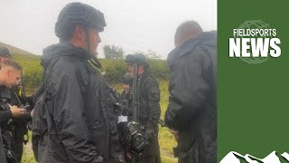 Riot squad stops pigeon shoot – Fieldsports News 26 July 2023 [upl. by Sirama]