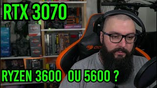 RTX 3070 Gargala com Ryzen 3600 [upl. by Htbazile]