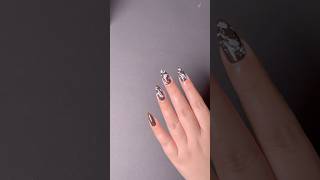 Easy Nail Art Design at Home 🏡 Without any tool ✨💅🎀shorts nailart naildesign youtubeshorts [upl. by Atikehs]