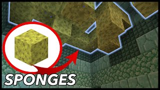 How To Use Sponges In Minecraft [upl. by Ha]