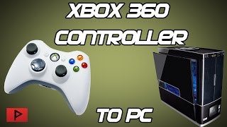 How To Connect Xbox 360 Controllers WirelessWired To PC Tutorial [upl. by Genia]