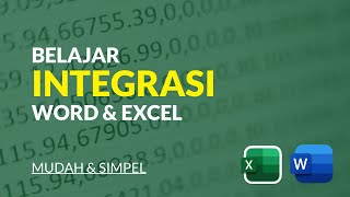 Integrasi Word dan Excel [upl. by Liva]