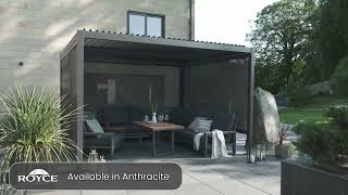 Royce Cube Aluminium Bioclimatic Pergola  Telfords Portlaoise [upl. by Hardie275]