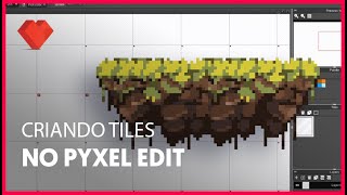 Usando o Pyxel Edit para criar tiles de jogo  Pixel Art para Criação de Jogos [upl. by Lebatsirc182]