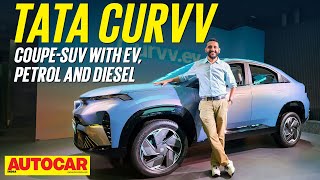 Tata Curvv  SUV Coupe is here to take on the Creta  First Look  Autocar India [upl. by Okuy]