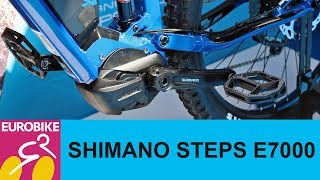 Shimano Steps E7000 Explained  Eurobike 2018 [upl. by Whitten289]