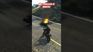 Oppressor Mk2 vs manchez in GTA Online gta gtavonline gta5 gtav gaming explore fyp [upl. by Itnuahsa]