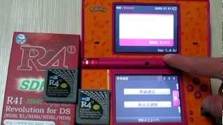 R4iSDHC V145 Card Works on DSi XL Ver 145flv [upl. by Ailama]