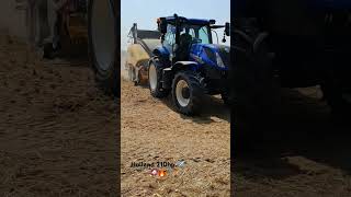 New Holland t7 210 ✈️🚀🔥 newholland t7210 bigtractors heavymachinery powerful [upl. by Absa]