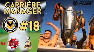 EA FC 25  Carrière Manager 18  EFL League One on arrive [upl. by Anuaik]