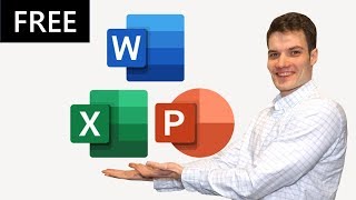 How to get Word Excel amp PowerPoint for FREE  using the new Office app that comes with Windows 10 [upl. by Orgalim850]