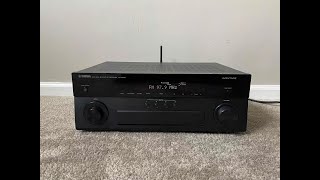 How to reset yamaha av receiver [upl. by Nwahser705]