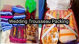 How To Organise Your Own Wedding Bags  Wedding Trousseau Packing  Must Have Bridal Essential [upl. by Aiekram]