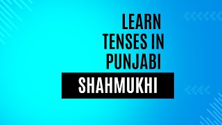 Learn Tenses in Punjabi Shahmukhi [upl. by Esadnac]