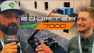 NEW Equipter 7000 Giant Boom Lift Trailer for Roofing [upl. by Kurtis364]