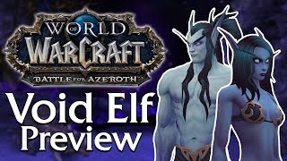 Allied Race Preview Void Elf  World of Warcraft [upl. by Aihsiyt]