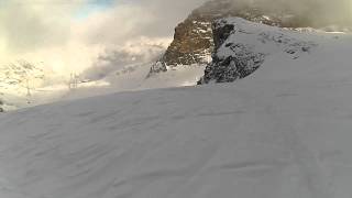 SaasFee 15a Official Freeride Piste [upl. by Nyvek]