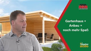 Gartenhaus Anbau Wie Sie ein Gartenhaus mit Anbau realisieren und nutzen können [upl. by Purvis135]