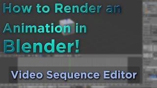 How to Render an Animation in Blender [upl. by Aivatra]