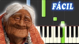 Recuerdame  Coco  FACIL  Piano Tutorial [upl. by Ernest972]