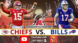 Chiefs vs Bills Live Streaming Scoreboard PlayByPlay Highlights Stats News  AFC Championship [upl. by Anyg83]