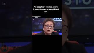 Maam Rowena Guanzon tell to her interview na walang resibo na requirements ang Confidential fund [upl. by Nimajaneb]