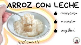 Como hacer un cremoso arroz con leche casero [upl. by Lienad]