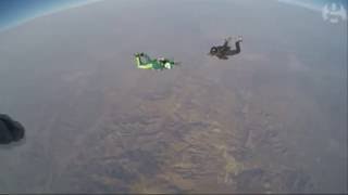 Skydiver becomes first to land without parachute – video [upl. by Nakada1]