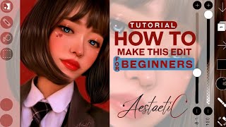 Tutorial 9 For Beginners Painting style edits on IbisPaint X [upl. by Niawd]